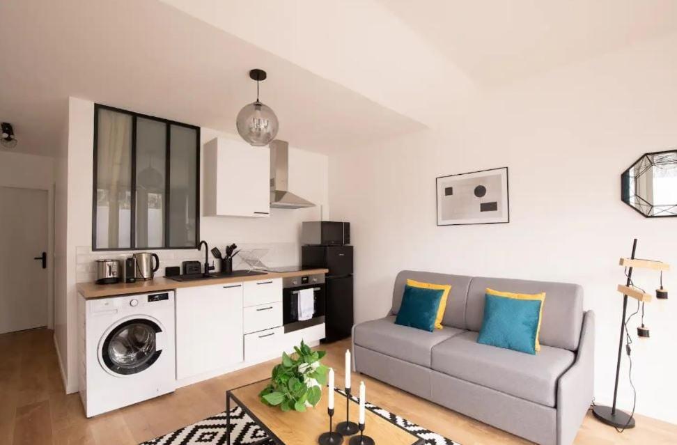 Appartement Lumineux Proche Parc De La Villette Paris Exteriör bild