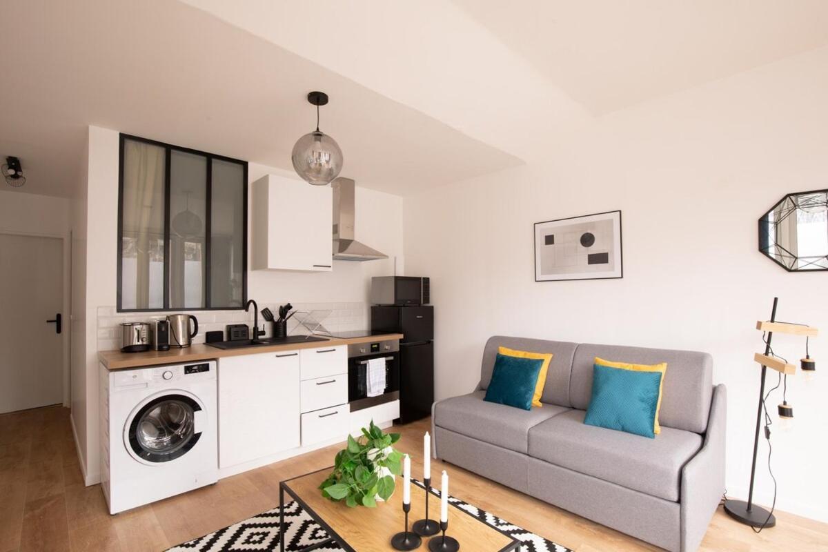 Appartement Lumineux Proche Parc De La Villette Paris Exteriör bild