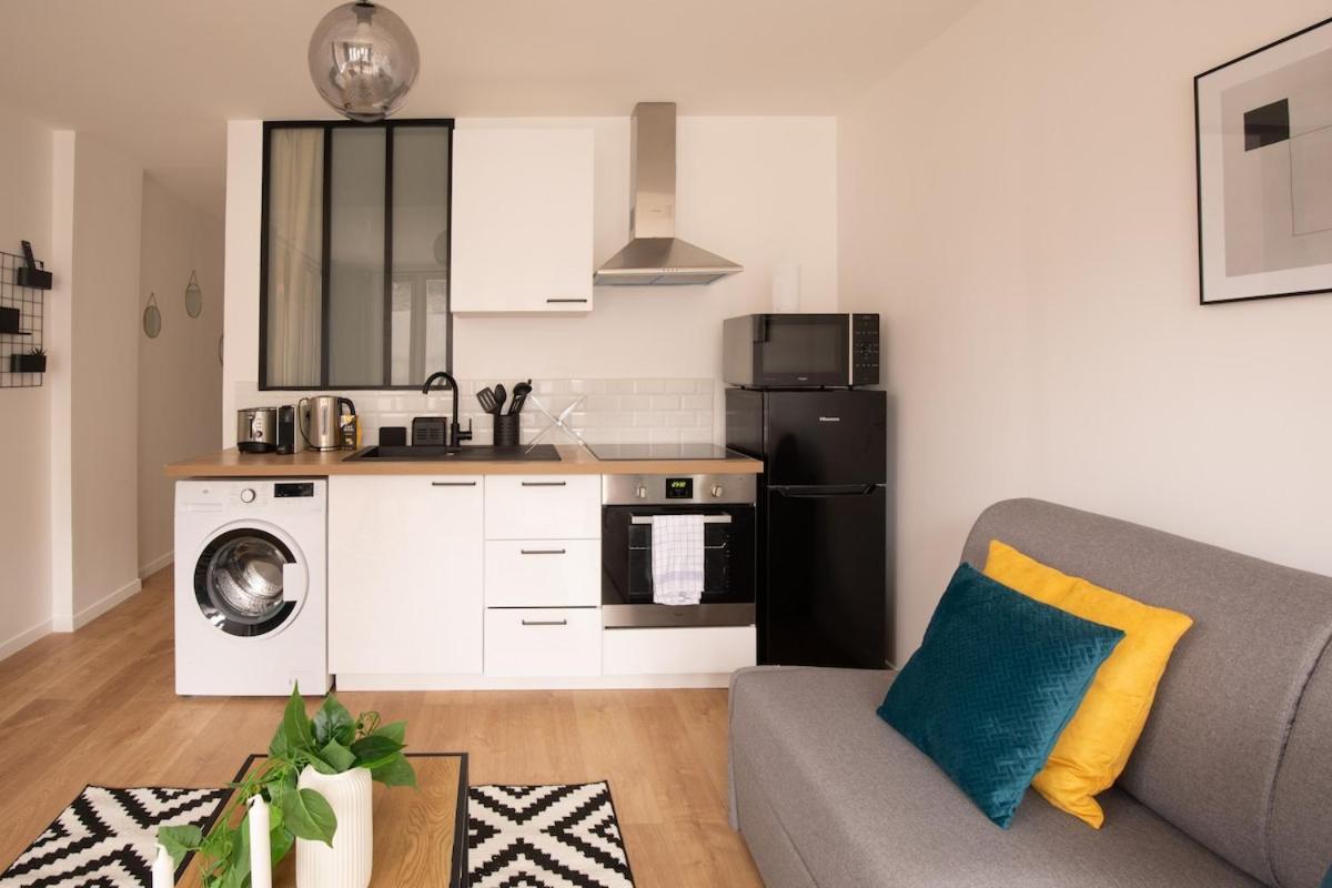 Appartement Lumineux Proche Parc De La Villette Paris Exteriör bild